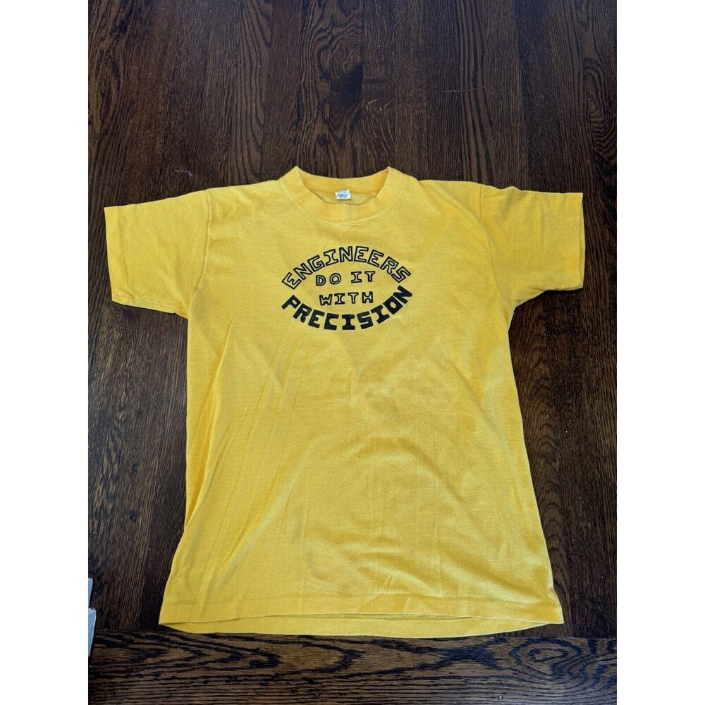 80's Engineers do it with precision shirt size medium vintage